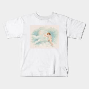 Vintage Postcard It's Love That Makes The World Go Round Kids T-Shirt